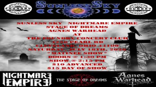 Sunless Sky, Nightmare Empire, The Stage Of Dreams, Agnes Warhead