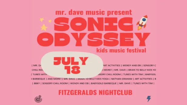 Mr. Dave Music Presents: SONIC ODYSSEY: A Kids Music Festival!