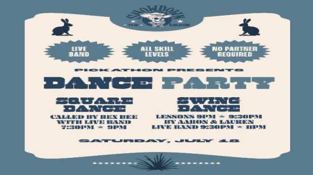 Swing and Square Dance Party with Lessons and Live Bands