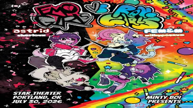FEM&M & ASTRID - EMO GIRLS VS RAVE GIRLS with MilkyPossum and Charloux